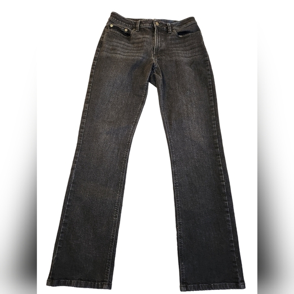 L.L. Bean Denim - L.L. Bean BeanFlex Jeans, Mid-Rise Straight-Leg Women's Size 12